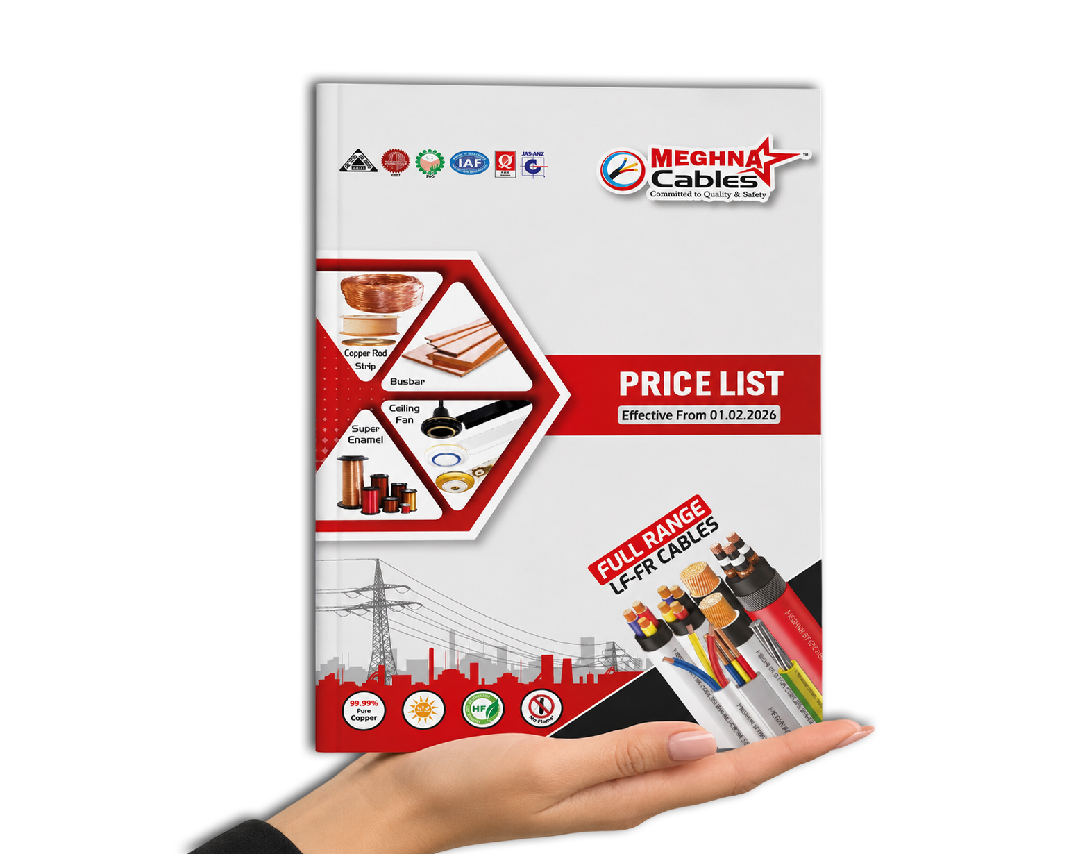 Meghna Star Cables & Electrical Appliances Ltd. Price List