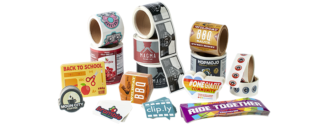 Al-Mostafa Printing & Packaging Ind. Ltd. 35 Stacks of stickers and roll