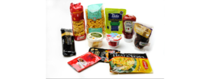 arrangement of various types of food packaging G1PG10