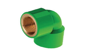 uPVC Thread R. Brass Elbow