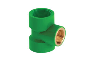 uPVC Thread R. Brass Tee